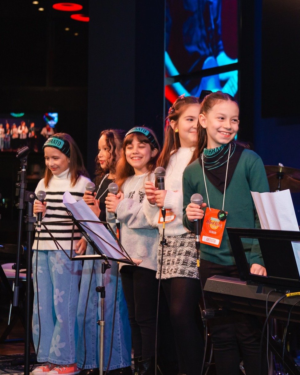 Estúdio da Vibrato em Porto Alegre – estrutura para aulas de canto presenciais.