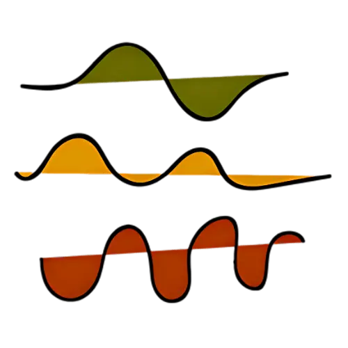 Gráfico de ondas sonoras Vibrato